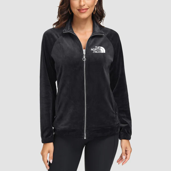 2024 THE NORthtTH FACE-Women's Velour Jackets Full Zip Up Fleece Jacket With Zipper Pockets Soft Winter Jackets
