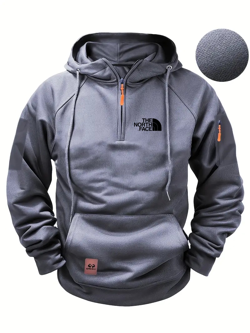 2024 THE NORthtTH FACE- Men's Sweatshirt - Long Sleeve, Polyester Blend, Ideal for Fall and Winter