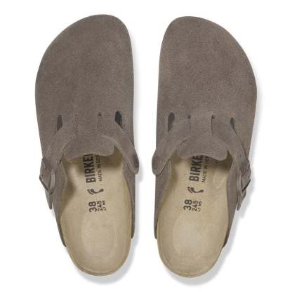 Boston Suede Leather - Concrete Gray