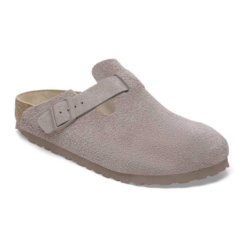 Boston Suede Leather - Gray Taupe