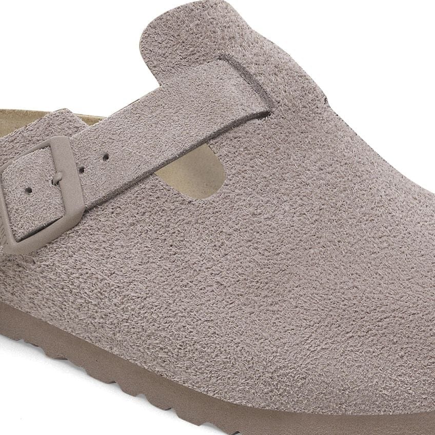 Boston Suede Leather - Gray Taupe