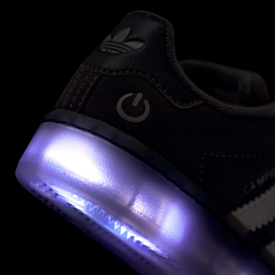 adithtdas Pantofi sport Campus '00 cu lumini LED, șireturi elastice și închidere confortabilă, pentru copii