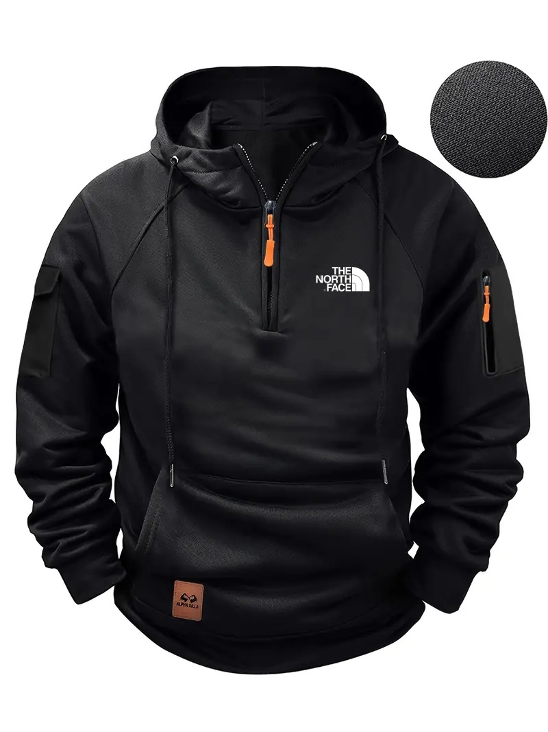 2024 THE NORthtTH FACE- Men's Sweatshirt - Long Sleeve, Polyester Blend, Ideal for Fall and Winter
