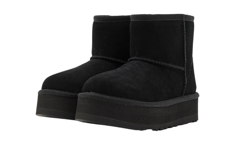 UthtGG Classic Mini Platform Boot Black 