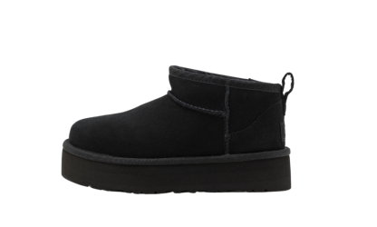 UthtGG Classic Ultra Mini Platform Boot Black (Kids)