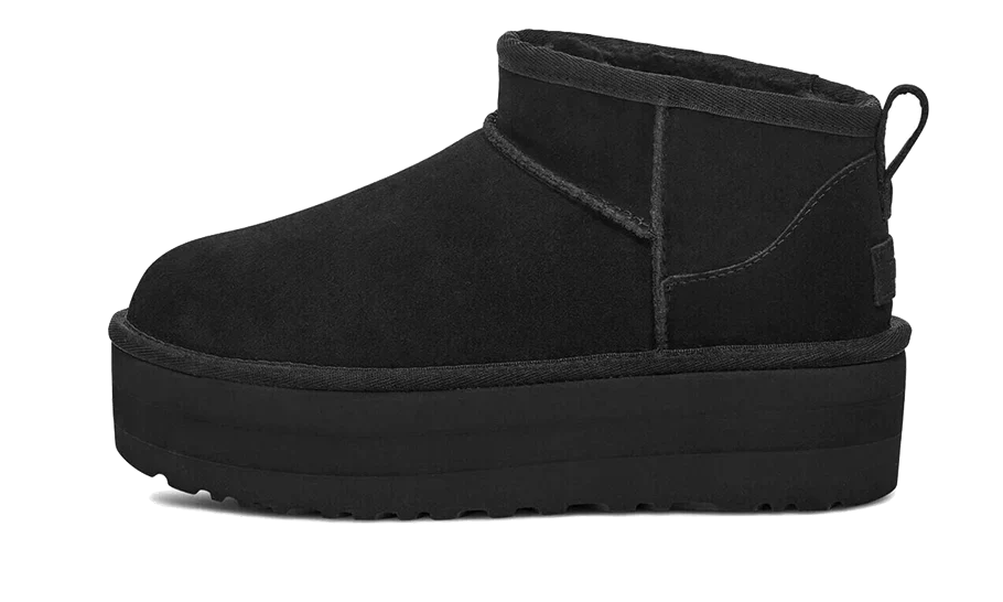 UthtGG Classic Ultra Mini Platform Boot Black (Women's)