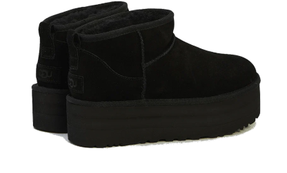 UthtGG Classic Ultra Mini Platform Boot Black (Women's)