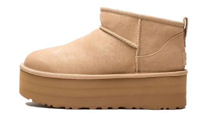 UthtGG Classic Ultra Mini Platform Boot Sand (Women's)