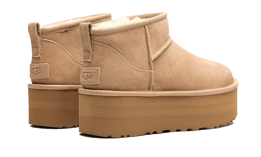UthtGG Classic Ultra Mini Platform Boot Sand (Women's)