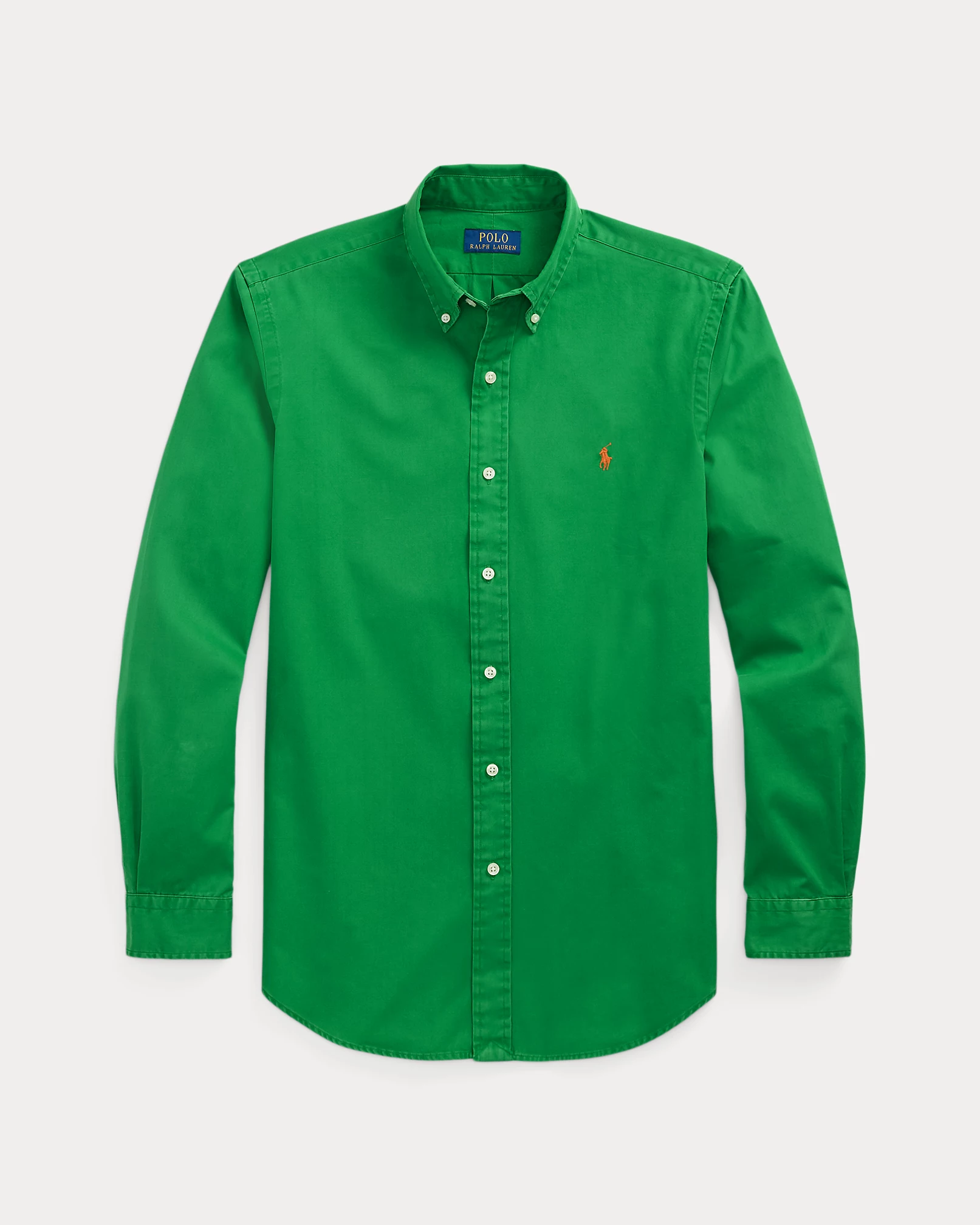 Chemise ajustée en sergé
