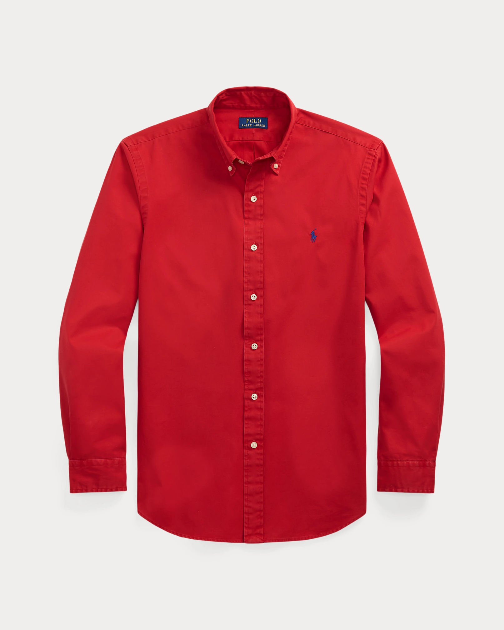 Chemise ajustée en sergé