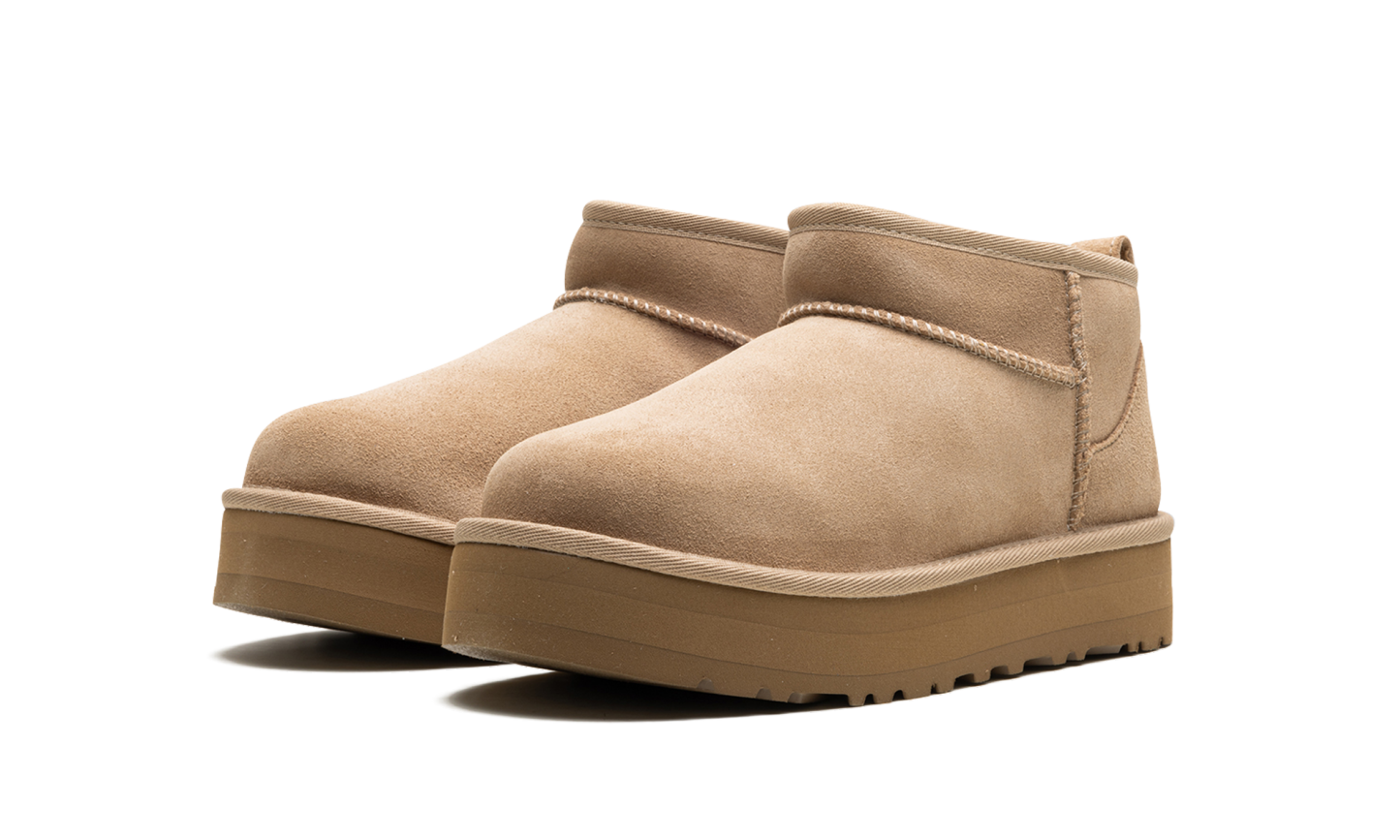 UthtGG Classic Ultra Mini Platform Boot Sand (Kids)