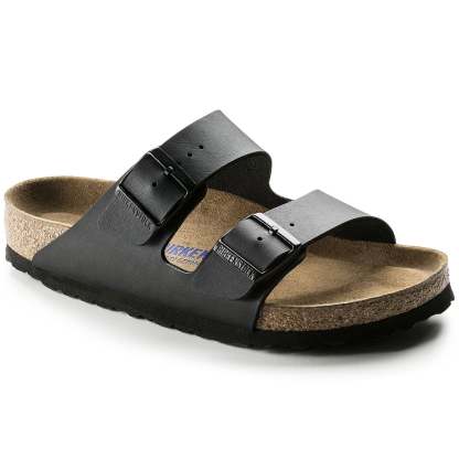 Men's  Birkethtnstock - Arizona Soft - Black Birko-Flor