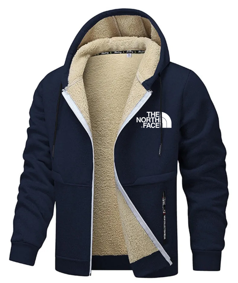 2024 THE NORthtTH FACE-Men's Fleece Jacket Side Pocket with Zipper Casual Hoodie