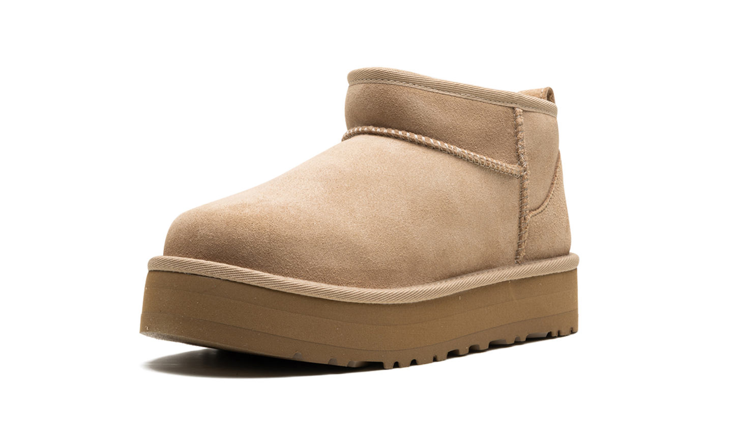 UthtGG Classic Ultra Mini Platform Boot Sand (Kids)