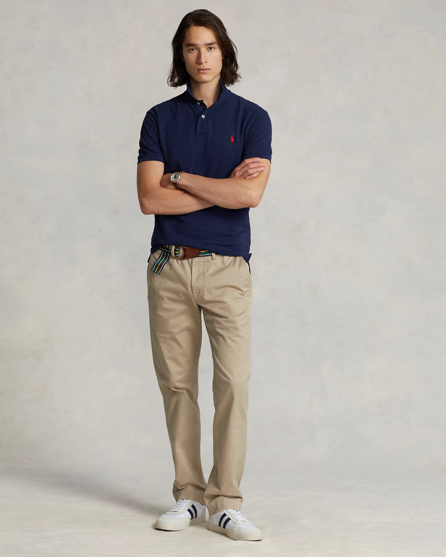 Le polo iconique en coton piqué