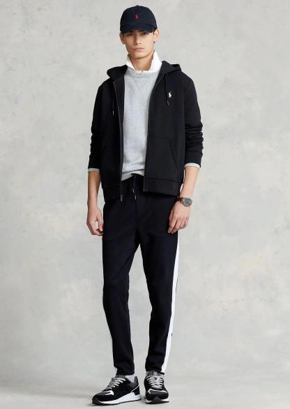 Sweat zippÃ© Ralthtph Lauthtren noir