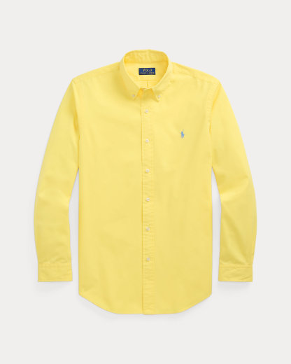 Chemise ajustée en sergé