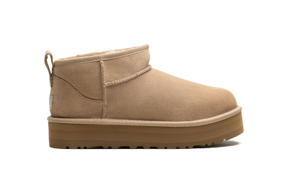 UthtGG Classic Ultra Mini Platform Boot Sand (Kids)