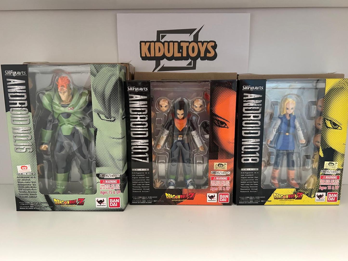 S.H.Figuarts SHF Android 16 17 18 set
