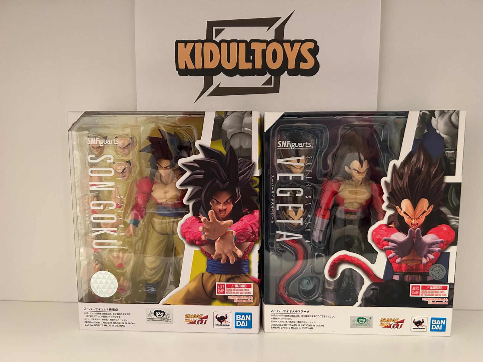 S.H.Figuarts SHF SUPER SAIYAN 4 SON GOKU  & VEGETA