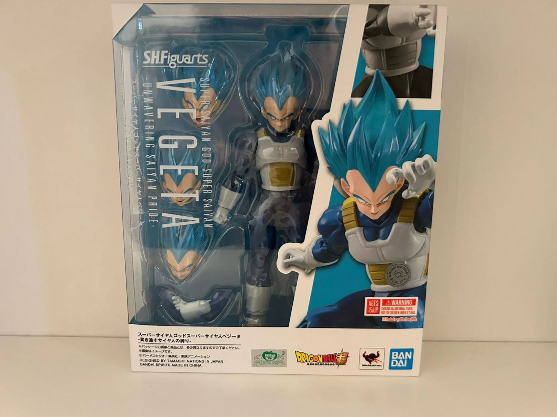 S.H.Figuarts SHF super Saiyan God Super Saiyan Vegeta 