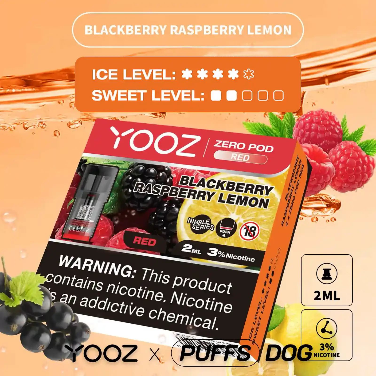 柚子零度弹(1盒2弹)