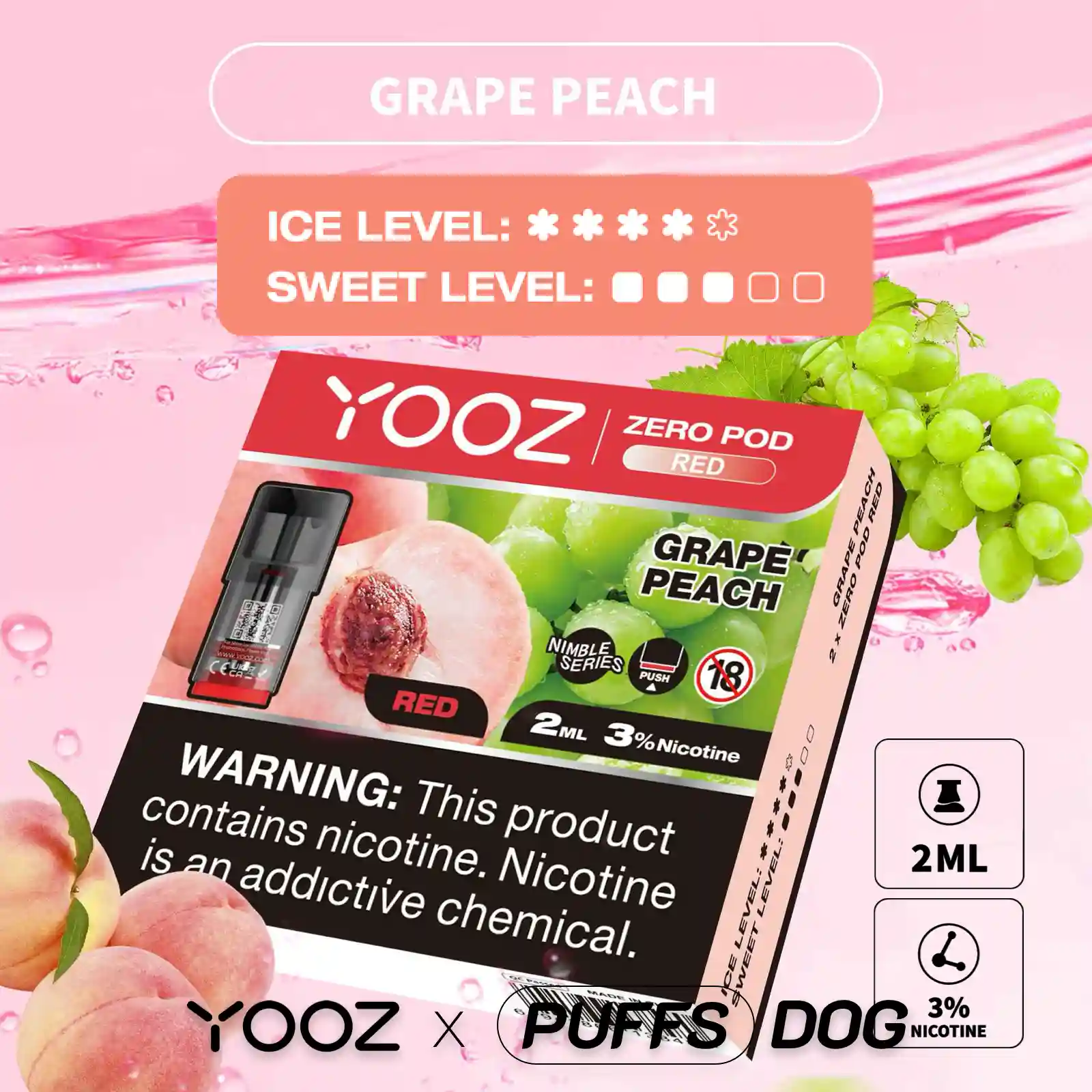 柚子零度弹(1盒2弹)