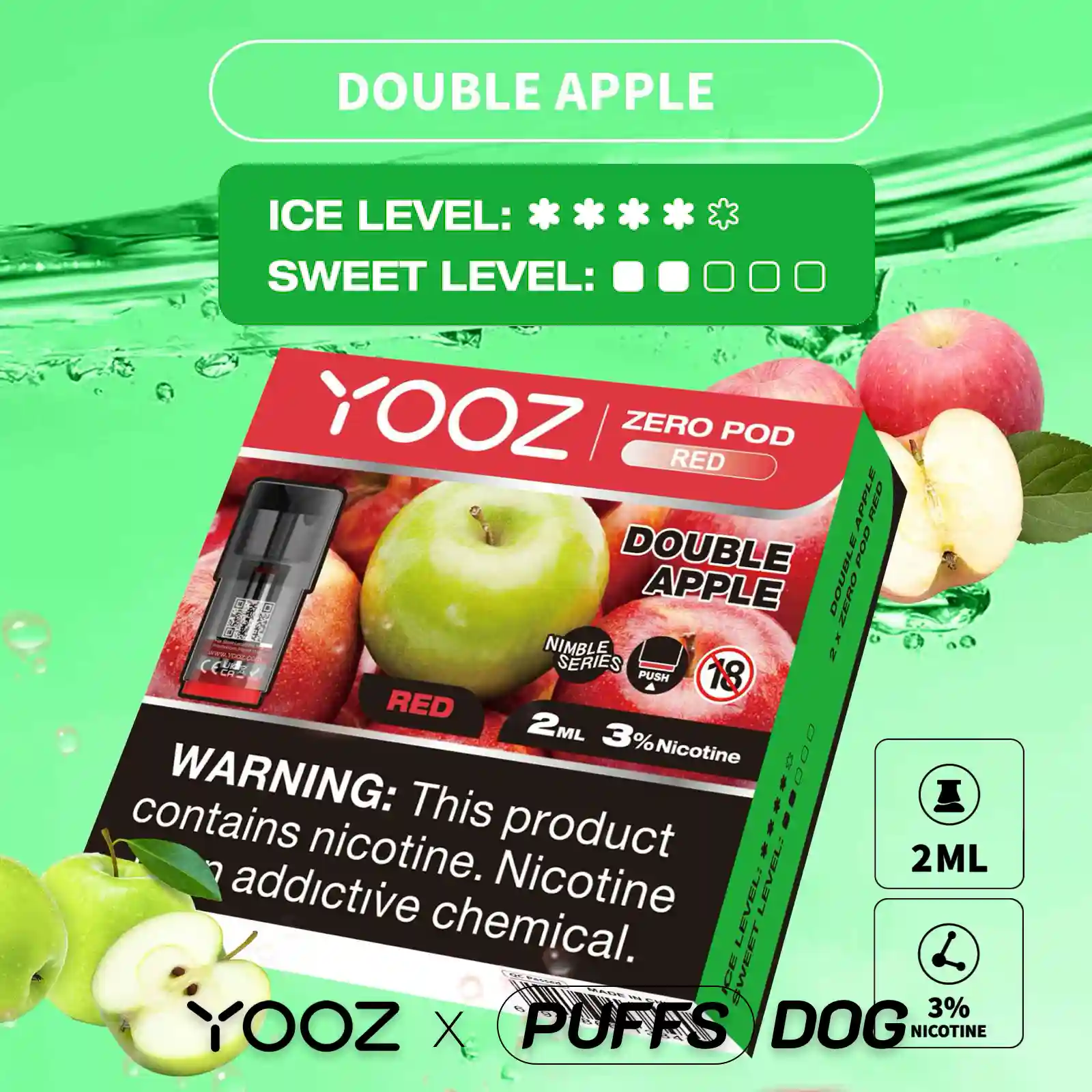 柚子零度弹(1盒2弹)