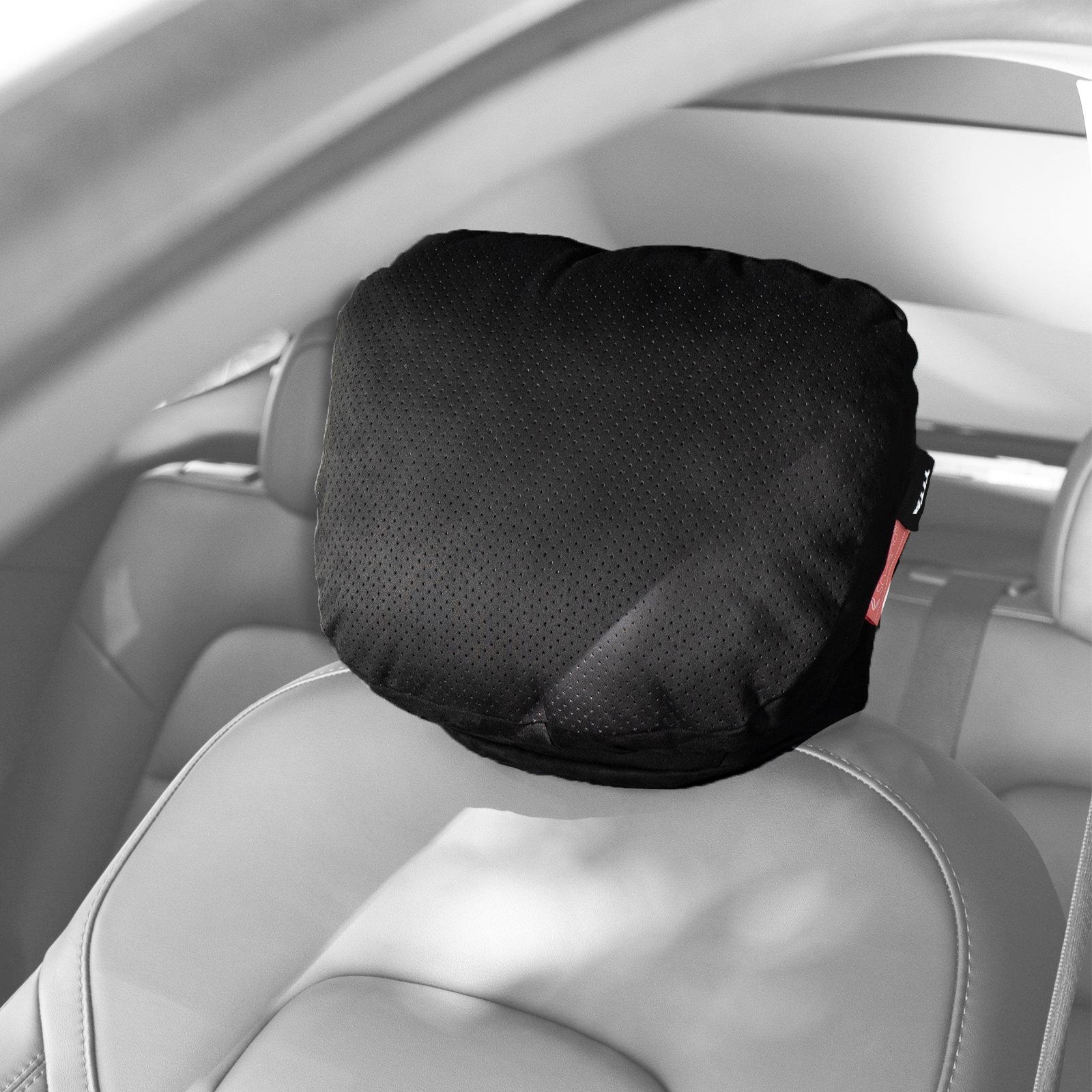 TITA Tesla Neck Pillow Car Seat Headrest, Neck Pillow for Tesla Model Y, Tesla Model 3, Tesla Model X, Tesla Model S Nappa Leather. Height Adjustable, Thickness Adjustable. 