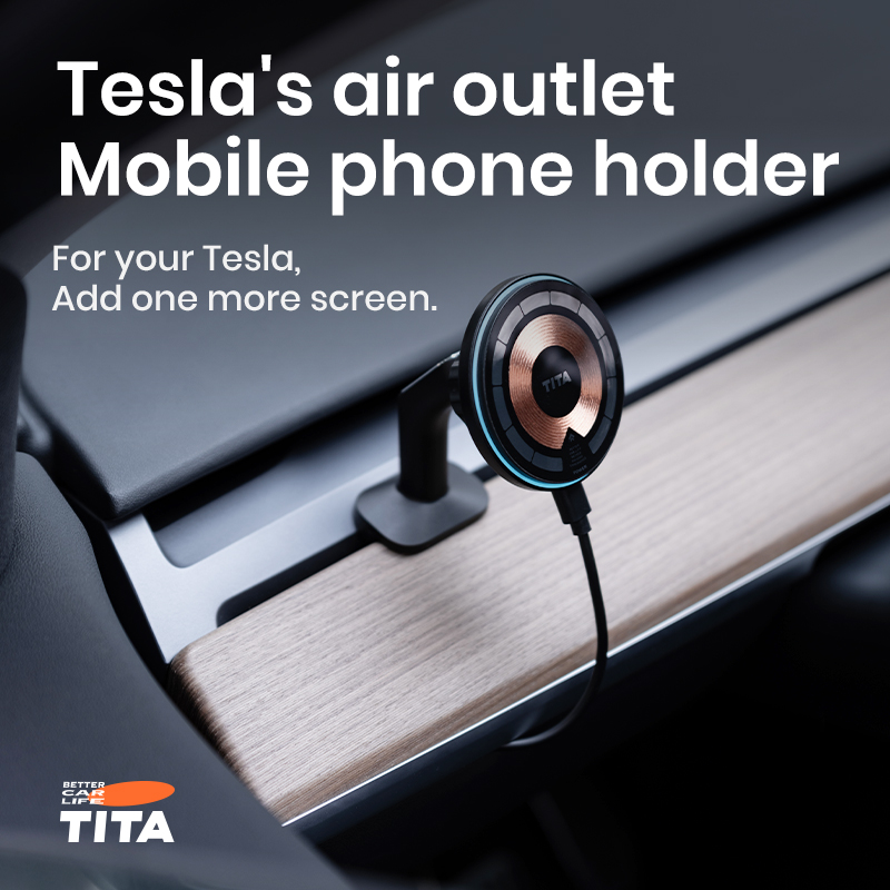 Tesla's air outlet Mobile phone holder