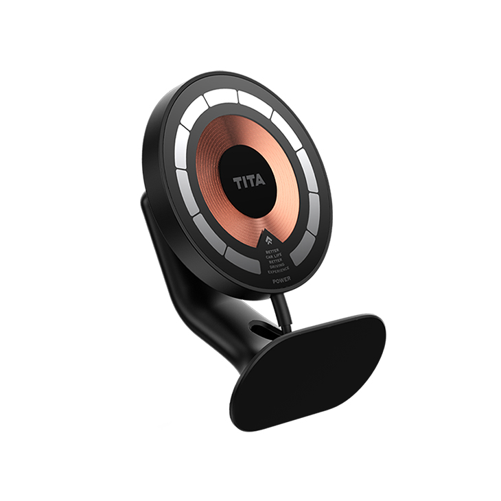 2025 Upgraded Phone Magnetic Charger for Tesla Model 3 / Y, MagSafe Car Mount for Tesla, Tesla Phone Holder Accessories, Strong Magnets, Never Block