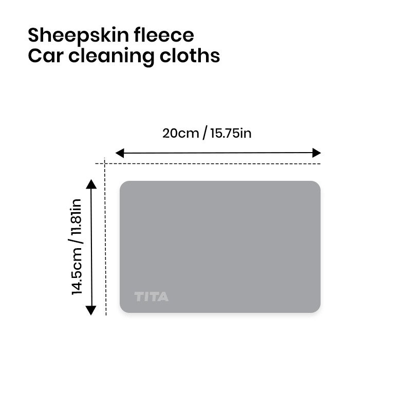 Sheepskin fleece Car cleaning cloths