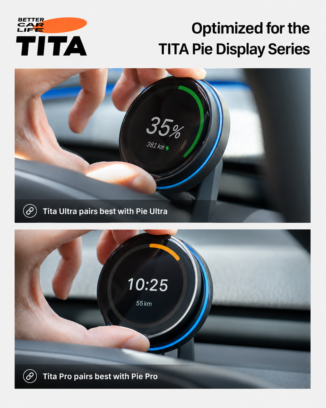 Tesla Steering Wheel Magnetic Phone Mount Wireless Charger, Qi 15W Fast Charging Car Phone Holder with 12 N52 Neodymium Magnets, Heat-Resistant ABS Body, Acrylic Panel, 360° Rotation, 165cm USB-C Cable, No-Trace 3M Adhesive Mount, Auto-Off Breathing Ambie