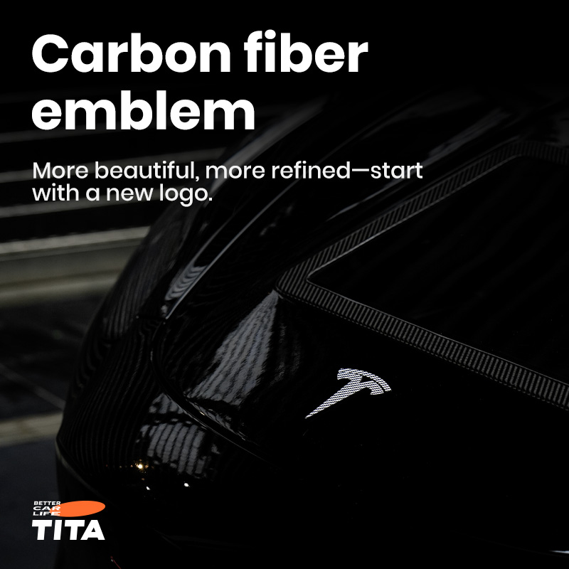 Carbon fiber emblem