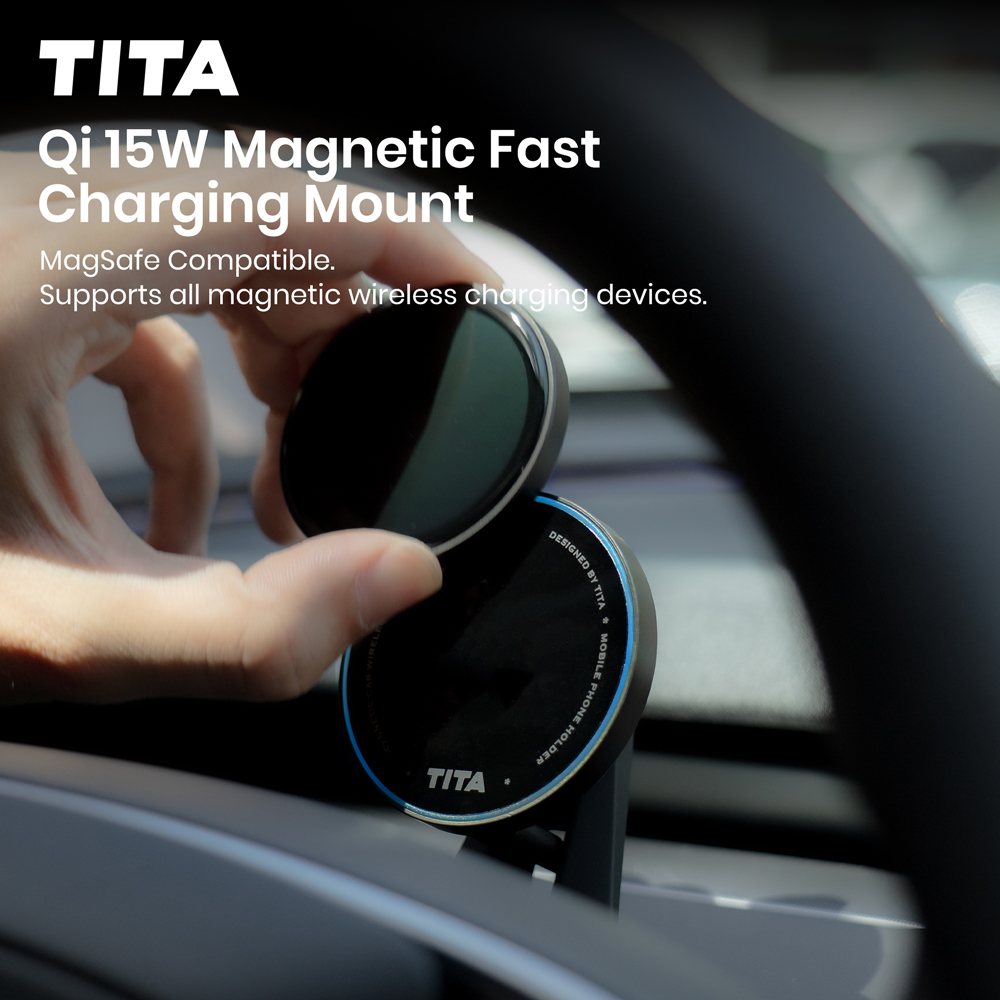 TITA 1.75" Smart Head Up Display Ultra for Tesla, with Magnetic Charging Mount, Zero-Delay Tesla Data Sync, HUD for Model 3, Model Y, Model 3 Highland, Model Y Juniper