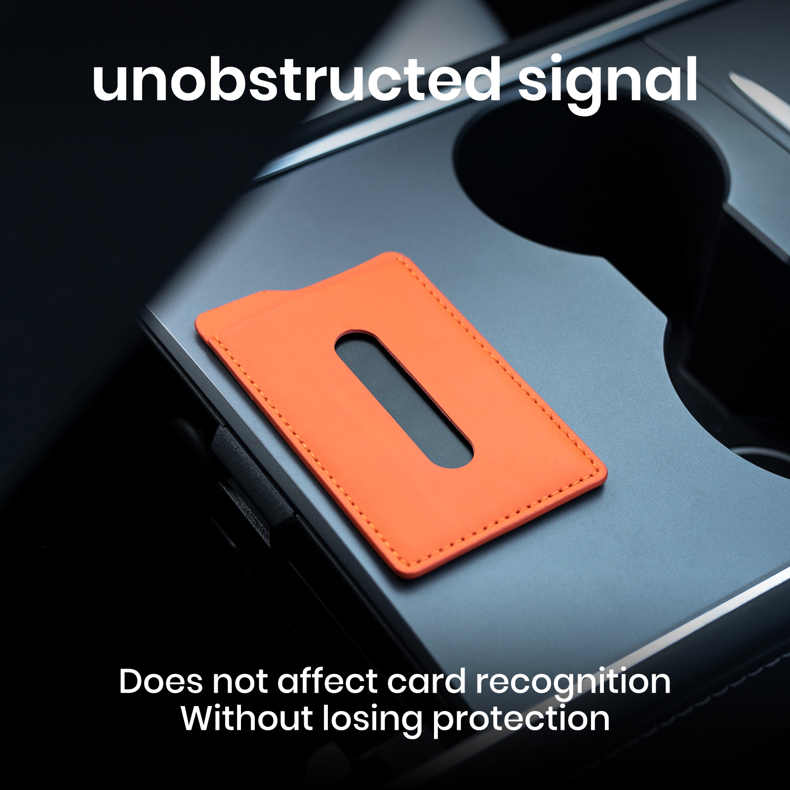 Card Holder Case for Tesla Key Cards, Key Card Leather Protective Case, Compatible Tesla Model 3/X/Y/S/Cybertruck, Tesla Key Cards Accessories​