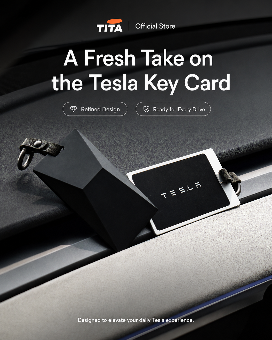 Aviation Aluminum Tesla Key Card Holder, Cyber-Style Metal Key Card Protective Case with Suede Lining, NFC Signal-Friendly Ultra-Thin Cover, Anti-Bend Scratch-Resistant Drop-Proof Card Sleeve for Tesla Model 3/Y/S/X