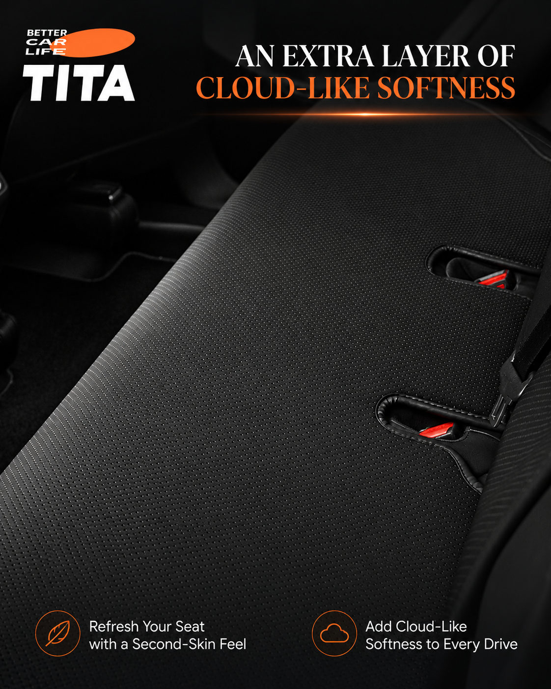 Tesla Full Set No-Removal Seat Cover Cushion, Custom-Fit 1:1 Molded Leather Seat Protector for Tesla Model Seats, Wear-Resistant Scratch-Resistant Waterproof & Stain-Resistant, Buckle + Elastic Strap Secure Fixing, OEM-Style Interior Color Match