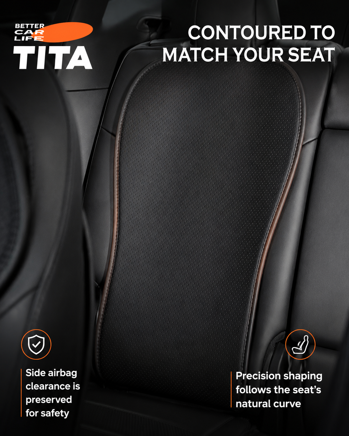 Tesla Full Set No-Removal Seat Cover Cushion, Custom-Fit 1:1 Molded Leather Seat Protector for Tesla Model Seats, Wear-Resistant Scratch-Resistant Waterproof & Stain-Resistant, Buckle + Elastic Strap Secure Fixing, OEM-Style Interior Color Match