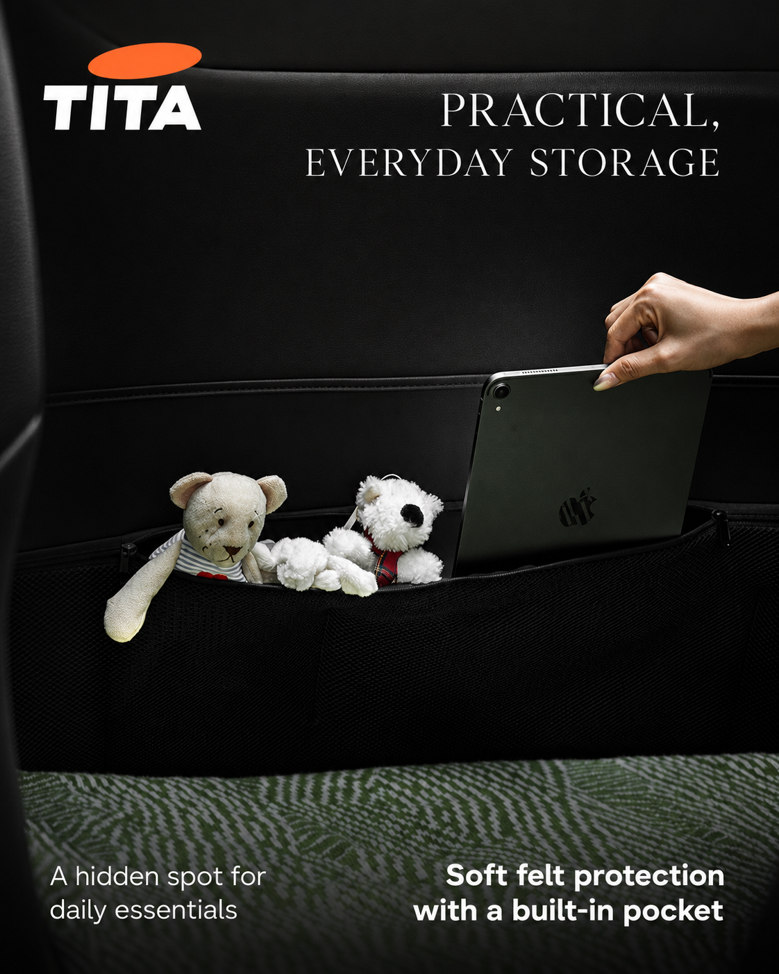Tesla Juniper Model Y Frunk Organizer Box & Rear Trunk Door Storage Mat Set, Perfect-Fit Food-Grade Eco-Friendly TPE Storage Accessories, Drop-In No-Drill No-Adhesive Installation, Multi-Compartment Trunk Organizer