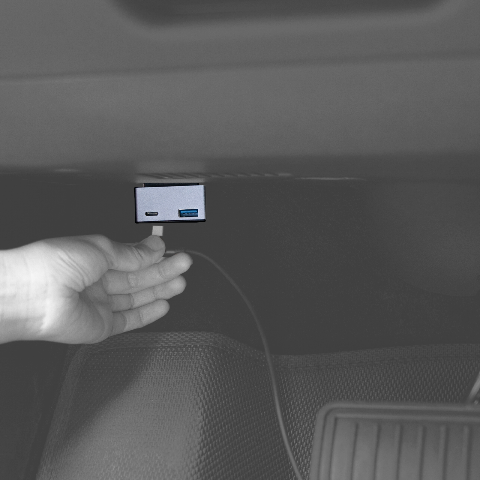 TITA Cigarette lighter OBD Interface convert adapter for Tesla Model 3/S/X/Y