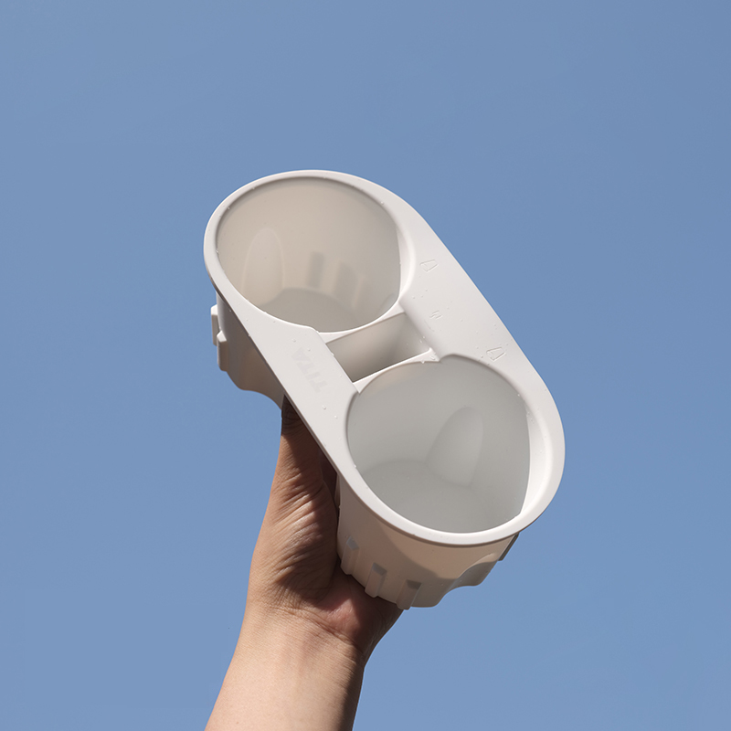 TITA Cup Holder Insert for Tesla Model 3 & Y (2021-2024) with Key Card Design, Easy to Install, Easy to Clean, Perfect Fit, Cup Securely Relies, Not Fit for 2024-2025 Model 3 Highland & 2025 New Model Y