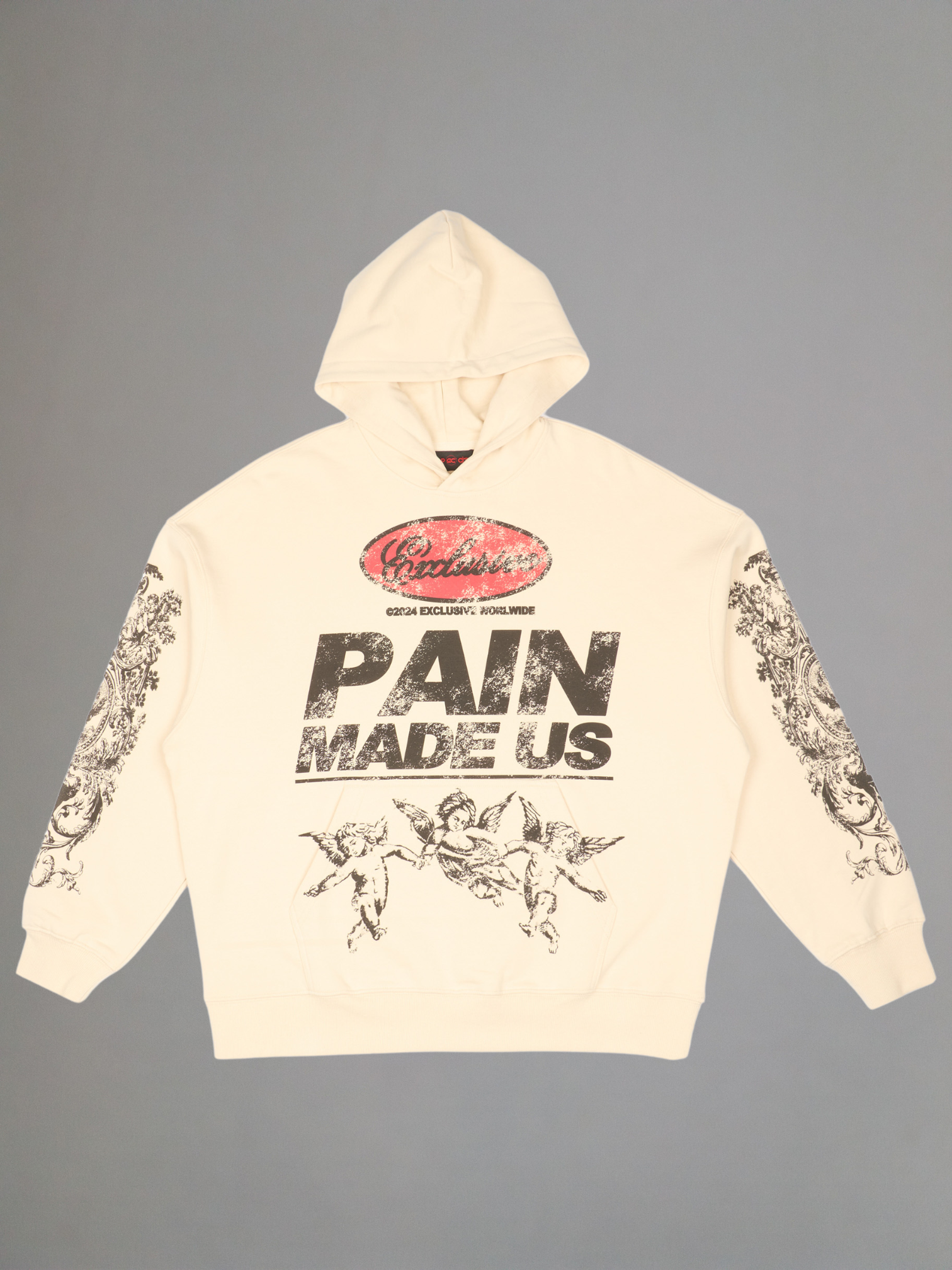 EXCLUSIVE CLUB CREAM PAIN MADE US HOODIE