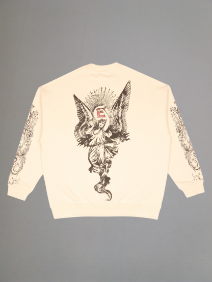 EXCLUSIVE CLUB CREAM PAIN MADE US CREWNECK