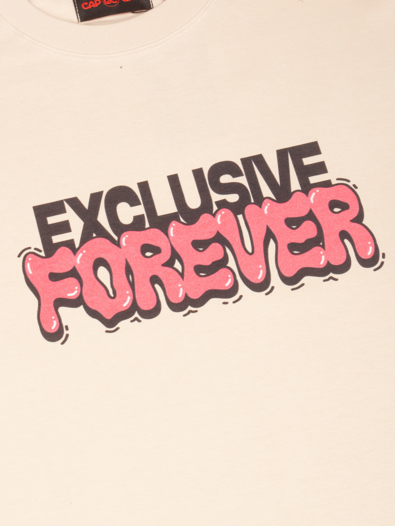 EXCLUSIVE CLUB CREAM EXCLUSIVE FOREVER TEE