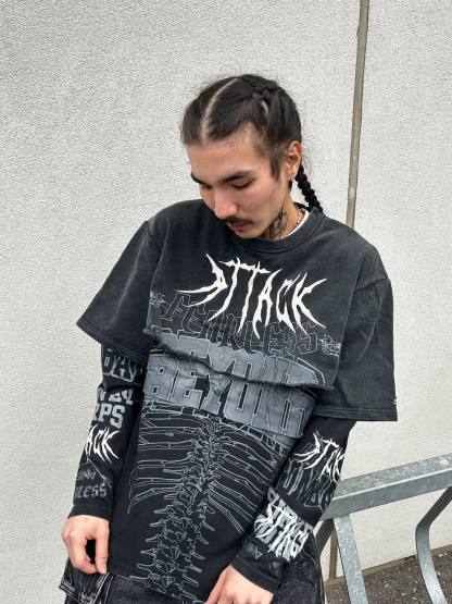 "Attack" Long-sleeve