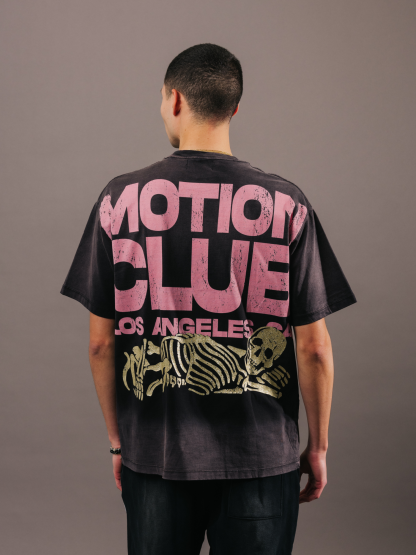 EXCLUSIVE CLUB BLACK ACID "EXCLUSIVE MOTION CLUB" TEE