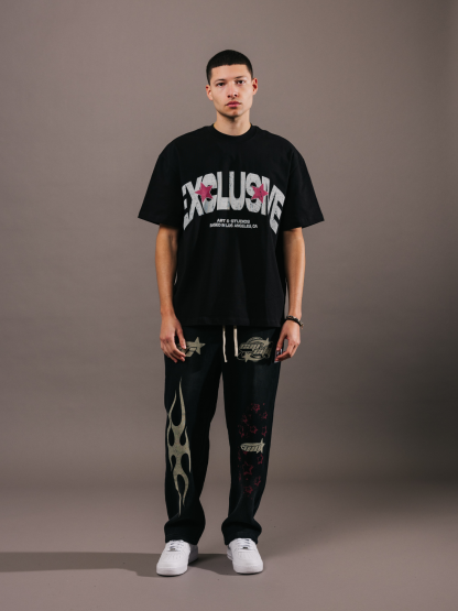 EXCLUSIVE CLUB BLACK “PRETTY GIRLS LOVE THE CITY” OVERSIZED TEE