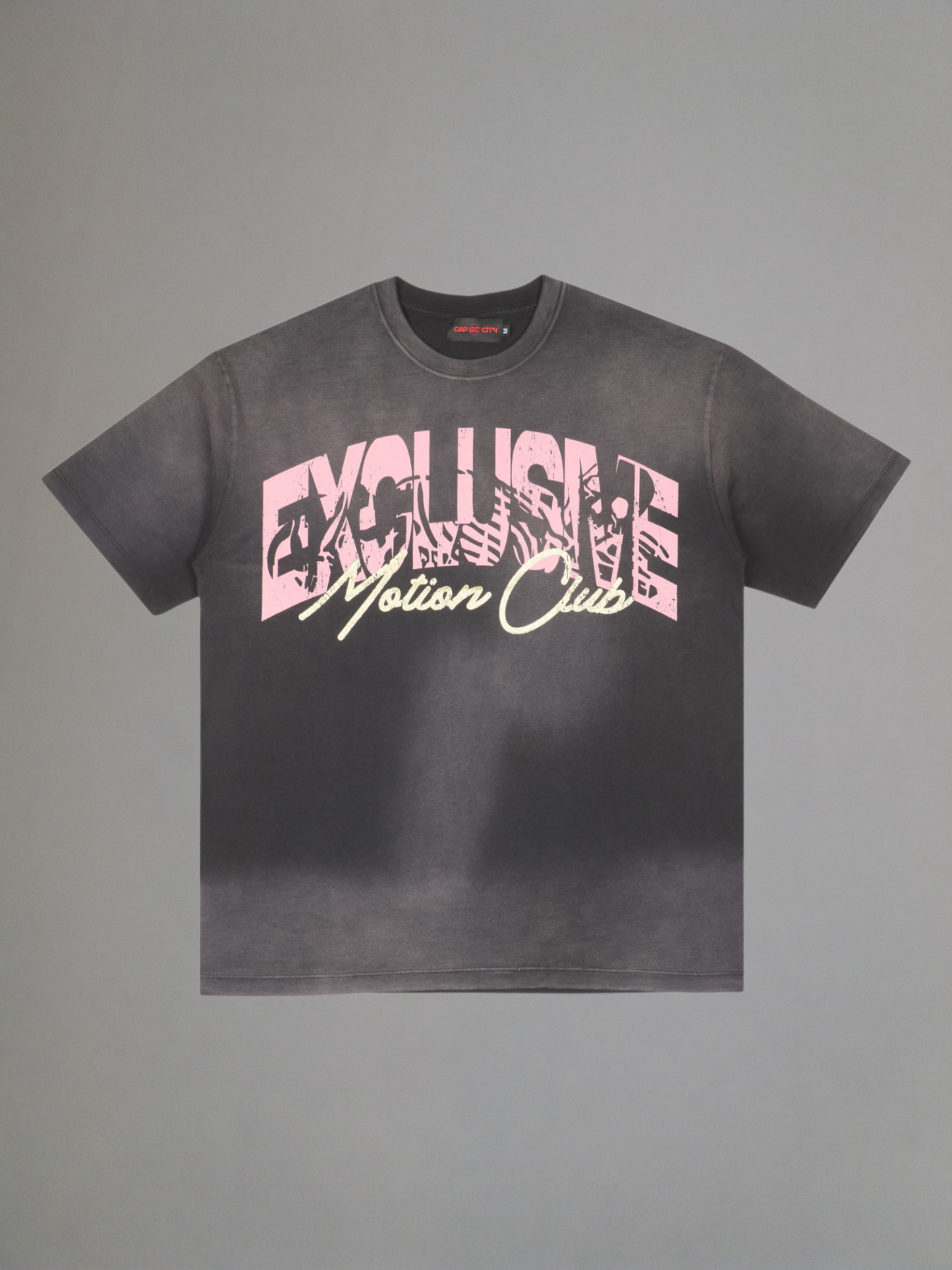 EXCLUSIVE CLUB BLACK ACID "EXCLUSIVE MOTION CLUB" TEE